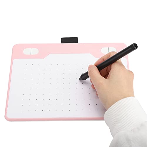 Topiky Grafische Tablet, Grafische Tablet, Draagbare Handschriftverzamelingskaart, Digitale Grafische Tablet voor Telefooncomputer (Roze)