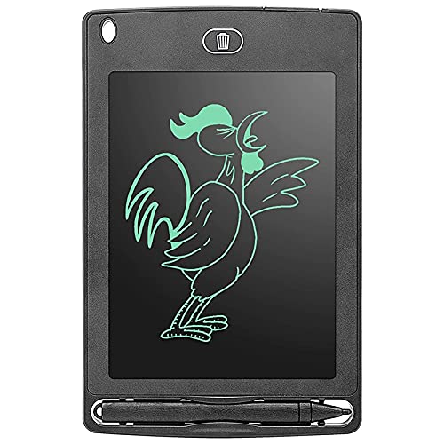 Cosmin LCD Schrijven Doodle Tablet, 6.5 inch Kleurrijke Doodle Board Tekening Tablet Schrijven Pad Schrijven Tablet Zwart