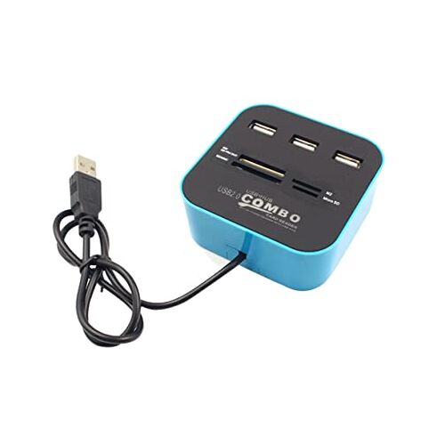 KOMBIUDA 3 Geheugen Externe Hub USB Multi-Kaart En Hoog Met Combo-Poorten Voor Lezers