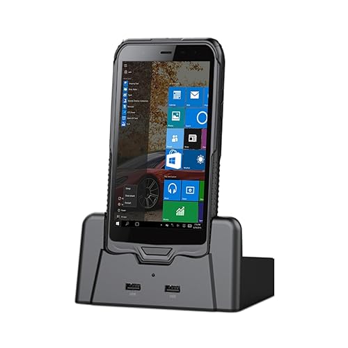 RUGPDA 6 inch Windows10 IOT 4GB+128GB Ruwe Handheld Terminal met 1D/2D Scanner en Docking Station