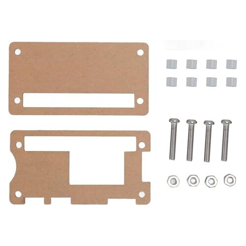 ASHATA Helder Transparant Acryl Behuizing Beschermend Omhulsel voor Orange Pi Zero 2W, Acryl Omhulsel Doorzichtige Omhulsel Beschermhoes