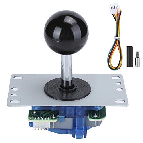 Weikeya Arcade Game Joystick, Small Pitch No Delay Arcade Game Console voor JX-009 voor Arcade Game(zwart)