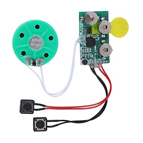 Tbest Voice Wenskaart, DIY Wenskaart Chip 4 Minuten Opneembare Voice Sound Chip Voice Wenskaart voor Vakantie