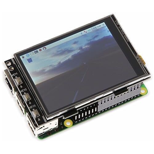 Raspberry Pi LCD Touch Display Accessoires voor ontwikkelingsplaten (Display Module, Zwart)