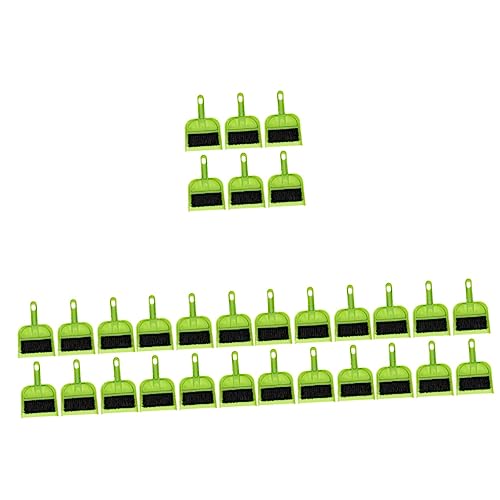 Abaodam 30 Sets Bezem Stoffer Set Toetsenbord Bezem Handbezem En Schop Aanrecht Borstel Mini Stoffer En Blikborstel Desktop Stoffer Met Blik Schop Borstel Plastic Kind Huisdier Zand Schop