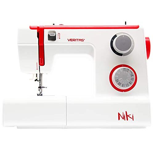 Veritas Niki Mechanische naaimachine met sterke motor voor beginners, gevorderden en professionals; 23 steekprogramma's, vrije arm en led-naailicht