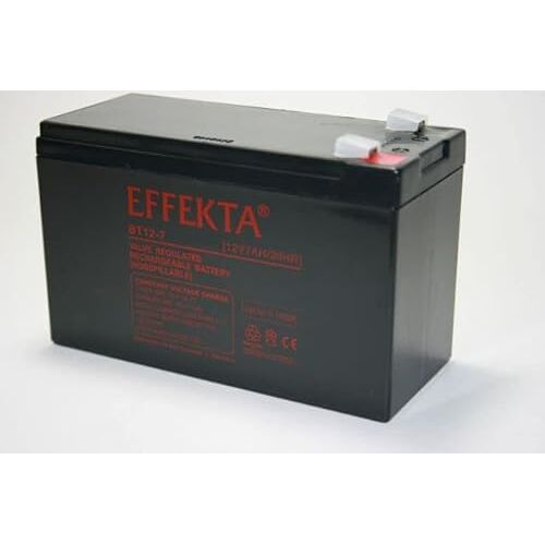 Effekta Batterij/accu bfl / BT12-7 loodpolar gasdicht 12 V 7 Ah VDS, bfl/BT 12-7