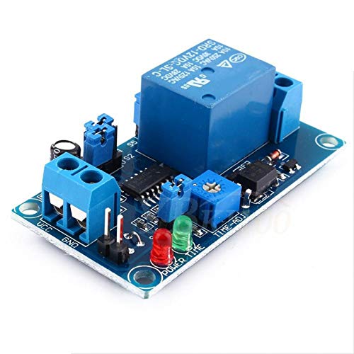 Goshyda 12V-vertragingsrelais Module in- / uitschakelen, Hot 12V DC-vertragingsrelais Vertraging Schakelmodule met timer uitschakelen