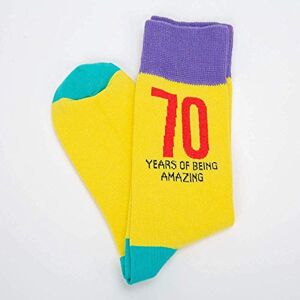 OHD162 Widdop Herensokken   grappig cadeau voor de 70e verjaardag   sokken voor mannen   maat 40-45
