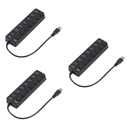 Veemoon 3Pcs 7 USB Hub 3 0 7 Poort Apparaat Sma Connectoren USB Hub Met USB Adapter USB Connector Jst Connector USB Hubs Connectix Usb-Poort USB Een Hub Splitter