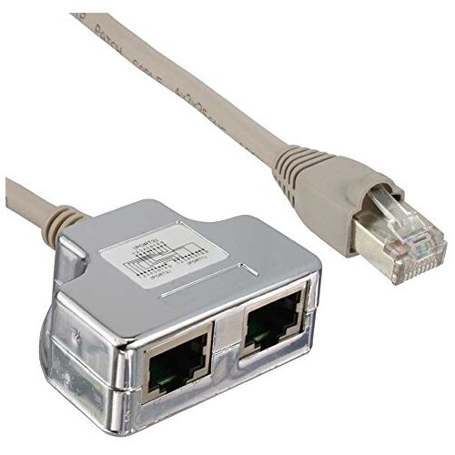 InLine ISDN T-adapter ISDN-splitter RJ-45 (W), 69995