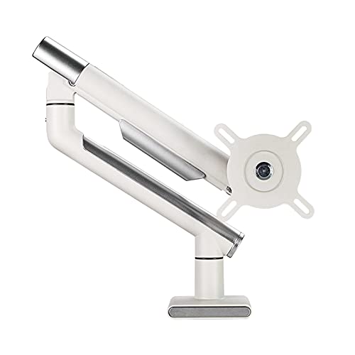 dxzsf Monitor arm/stand Single Monitor Desk Mount Hoogte Verstelbare Witte Monitor Stand Mount Long Arm Monitor Stand voor 17 tot 32 inch schermen, heeft 2-9 kg Schermmonitor Mount