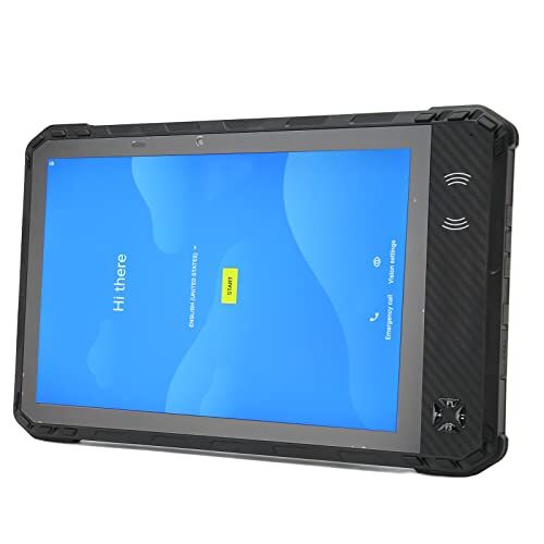 CUEI Tablet, 10000 MAh Octa Core-processor Tablet-pc voor Buiten IPS-scherm NFC-ondersteuning 10 Inch voor Zware Werkplekken (EU-stekker)