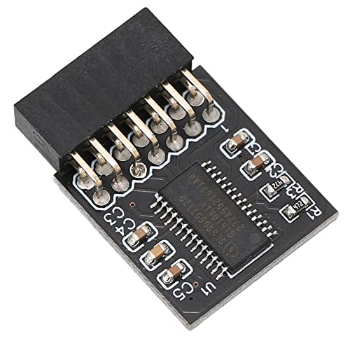 Shanrya TPM 2.0 LPC 14-polige TPM 2.0-encryptiebeveiligingsmodule op 14-polige PCB-SPI-interface, totale computer, TPM 2.0-encryptiebeveiligingsmodule