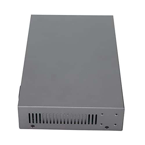 Shanrya Full Gigabit POE Switch, RJ45 IEEE 802.3af/at Full Gigabit Simultaneous Transmission POE Switch 8 Port SFP voor kantoornetwerken voor thuisnetwerken (#1)