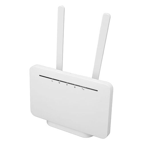 Tuwei Mobiele Wi-Fi-hotspot, Verbeterde Signaalsterkte 300 Mbps 4G LTE CP102 5M Wi-Fi-hotspot met Simkaartsleuf voor op Reis (EU-stekker)