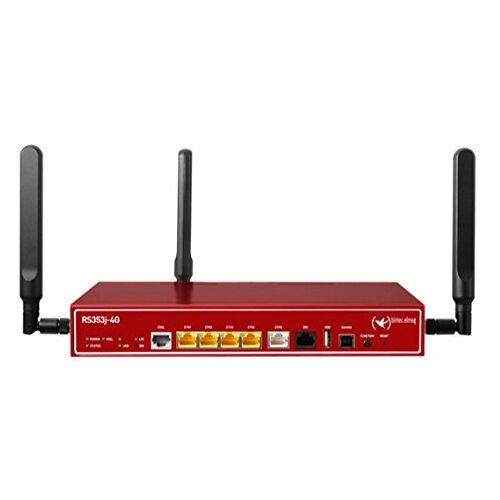 Bin Tec BINTEC RS353jv-4G IP Access Router tafelapparaat incl. LTE 4G VDSL2 en ADSL2+ Modem Annex B/J en ISDN incl. 5 IPSec Tunnel All-IP