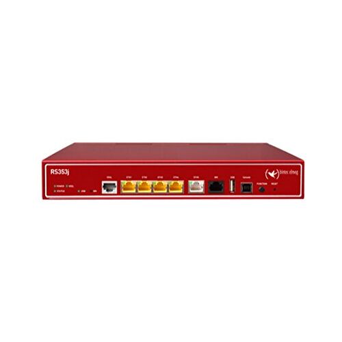 Bin Tec BINTEC RS353j IP Access Router tafelapparaat incl. ADSL2+ Annex B/J/ISDN en optie. VDSL2 Modem 1xISDN-S0 incl. 5 IPSec Tunnel All-IP