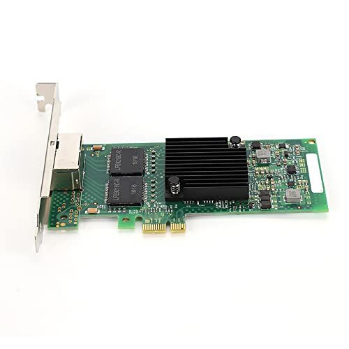 ASHATA PCIE X1-Gigabit Ethernet-netwerkkaart met Twee Poorten voor Meerdere Gebieden, Waaronder Servers, Internetcafés en Internetnetwerken voor I350-T2V2 I350AM2