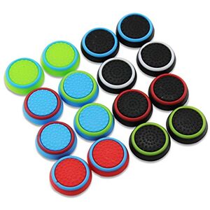 Aussel Siliconen Thumb Sticks Thumb Grip Caps beschermen voor PS4 PS3 Xbox 360 Xbox One Game System Controller 8 Pack (Color 2)