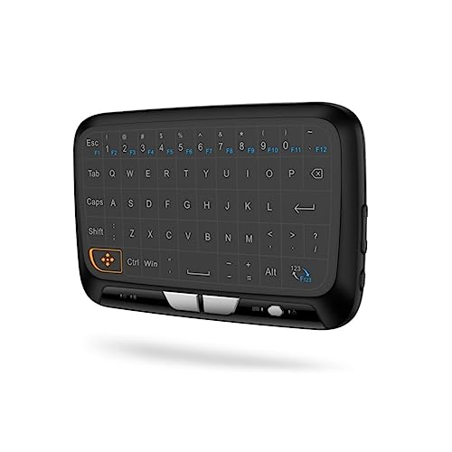 UKCOCO Toetsenborden Draadloos Windows-toetsenbord Mini-toetsenbord Met Touchpad Mini Draadloos Toetsenbord Touchpad-toetsenbord 2,4 Ghz Draadloos Toetsenbord Draadloze 18.00 Uur