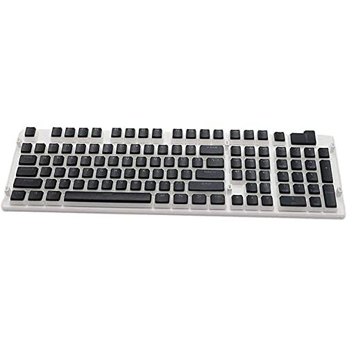 ZJJZ Mechanisch toetsenbord, met meer verblindende RGB-verlichtingseffecten. (Kleur: zwart)