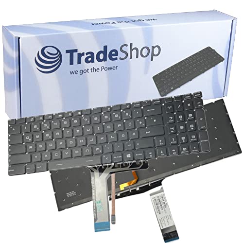 Trade-Shop Origineel laptop notebook toetsenbord toetsenbord Duits QWERTZ voor MSI GE63 7RC Raider 7RD Raider, GE73 7RC Raider 7RD Raider/RGB backlight