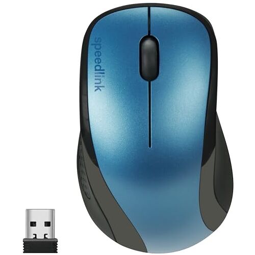 Speedlink KAPPA Mouse draadloze muis voor kantoor, thuiskantoor en gaming blauw