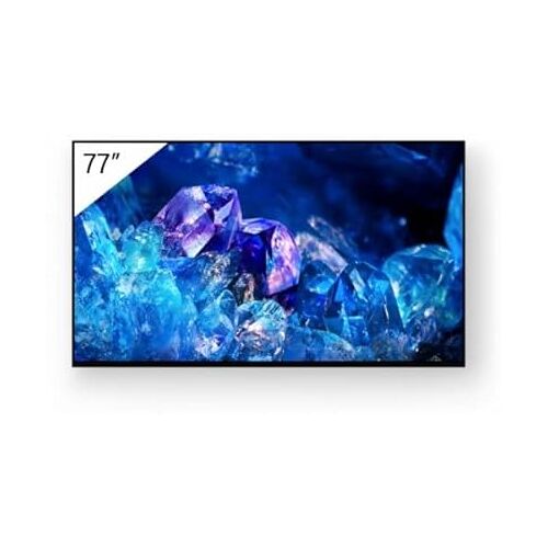 Sony FWD-77A80K Signage Display Digital signage flat panel 195.6 cm (77") OLED Wi-Fi 4K Ultra HD Black Built-in processor Android 10