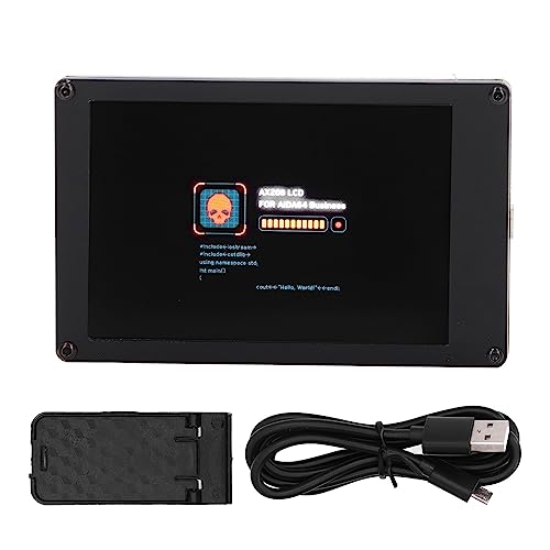 Garosa IPS Monitor Subscreen, 3,5 inch IPS Monitor Display, 3,5 inch IPS Monitor Subscreen High Definition LCD-scherm met USB-voedingskabel voor, monitor