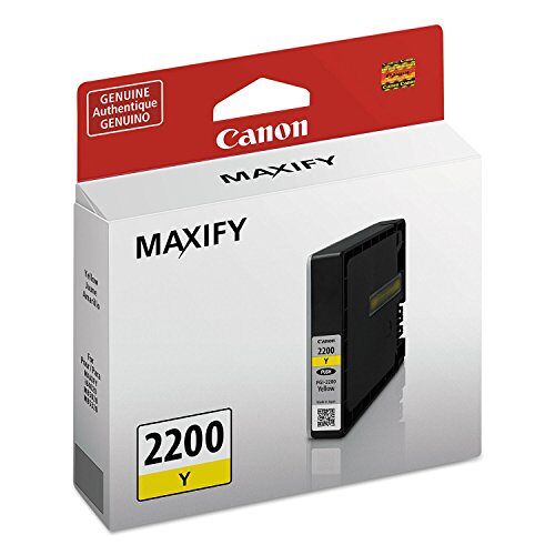 Canon PGI-2200 pigment geel 700 pagina's inktcartridge printercartridges (pigment geel, Maxi MB5020, inkjetprinters, 700 pagina's, 1 stuk (S))