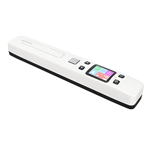 LJCM Documentscanner Bonscanner Boekscanner Handheld Scanner, Draagbare Scanner Jpeg Pdf A4-formaat 300 600 1050 Dpi Monochromatische Kleurmodus Documentscanner voor