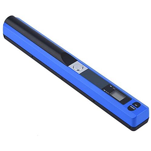 Bewinner USB 2.0 penscanner, draagbare mini A4 documentenscanner, 900 * 900 dpi pen handscanner voor Windows XP/Vista/Windows 7/Mac OS 10.4 enz. met A4 Scan JPG/PDF(blauw)