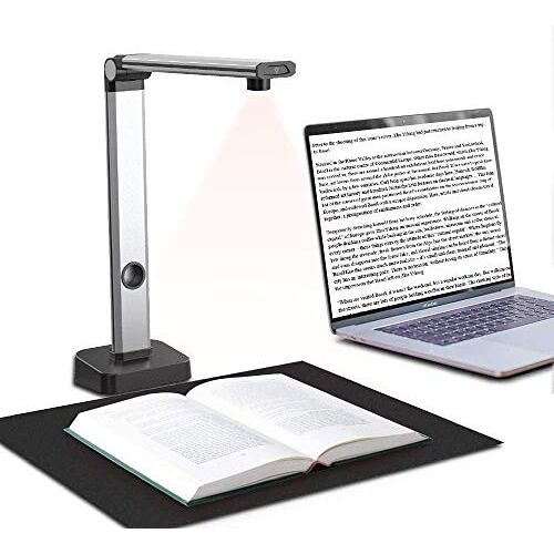 JOYUSING 14MP HD draagbare USB-overheadscanner Documenten scannen Meertalige OCR, snel scannen, converteren naar PDF/Word/Txt/Excel op Windows en PDF op Mac-systeem