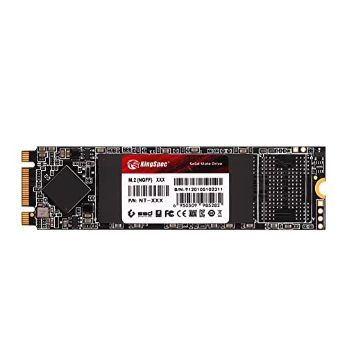 NT-256 KingSpec SATA III 6 Gb/s M.2 (2280) 3D NAND NGFF SSD intern voor Ultrabook 256 GB