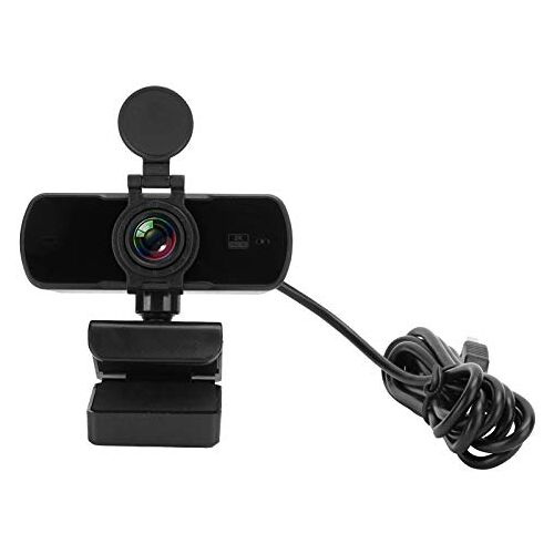 Elprico HD Webcam, 2K 1440P USB Web Camera met Microfoon voor Desktop Computer PC voor Video Opname Plug and Play (pc-05)