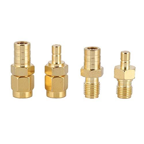 Tangxi 4 types RF-adapter SMA-adapter naar SMB-connector RF-convertorset voor DAB-autoradioantenne, SMB-aansluiting naar SMA-aansluiting, SMB-aansluiting naar SMB-aansluiting, SMA-aansluiting naar SMB-aansluiting, SMA-aansluiting naar SMB Connector