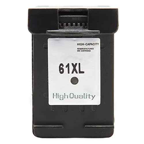 Huairdum Printercartridge, Superior Chip 61XL Inktcartridge 5539 (H 61XLBK Zwart)