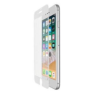 Belkin ScreenForce TemperedCurve, afgeronde glazen displaybescherming voor de iPhone 8 Plus, 7 Plus (afdekking van rand tot rand, gehard glas) wit