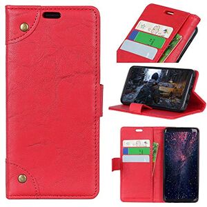 Custodia ® Flip Wallet Case voor OPPO A3s/OPPO A5 Stand Case OPPO A3s Rood