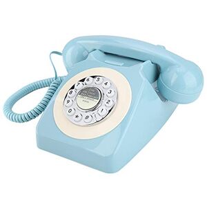 CCYLEZ Telefoons met Draaischijf, Retro Vaste Telefoon, Klassieke Telefoons in Oude Stijl, Bureautelefoon, met Functie voor Volumeregeling, voor Kantoor, Thuis, Hotel