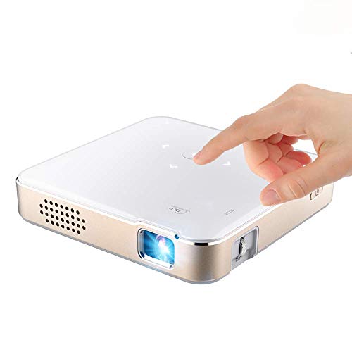 HYK Home Theater Projector, Projector Dpl Home Theater Wifi Projector 30.000 Uur Led Levensduur Maximaal 120" Display