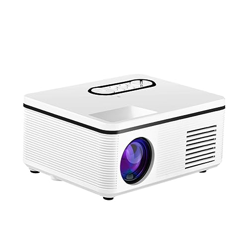 Gatuida Thuisprojector Mini-projector Beamer Projector Mini Projectoren Voor Buiten Buitenprojector Video Speler Kleine Projector Pico-projector Wit 90 Uur Pvc Video- Huishouden