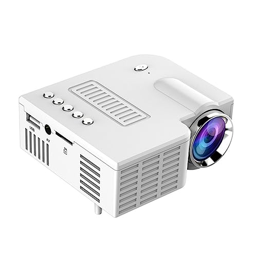 BEYSG Mini Draagbare Videoprojector LED WiFi-projector UC28C 1080P Video Home Cinema Film Game Bioscoop Kantoor Videoprojector Wit