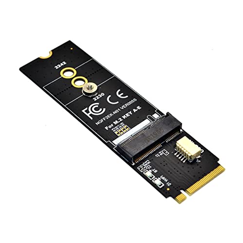 Kliplinc 1 Set M.2 KEY-M naar KEY A-E/E Adapter Riser Card PCB Zwart voor M.2 NGFF PCIE Protocol Draadloze Netwerkkaart Module