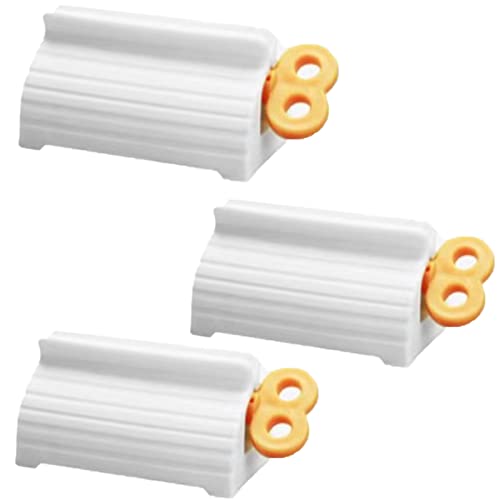 A&H Zier 3 Pack tandpasta Squeezer ABS tandpasta Dispenser Extra grote buis roller squeezer handmatige tandpasta houder voor badkamer multi-purpose Rolling