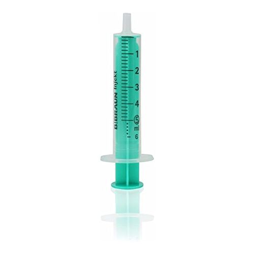 promanu 100 x wegwerpspuiten wegwerpspuiten spuiten inject spuiten afzonderlijk steriel verpakt (5 ml, groen)