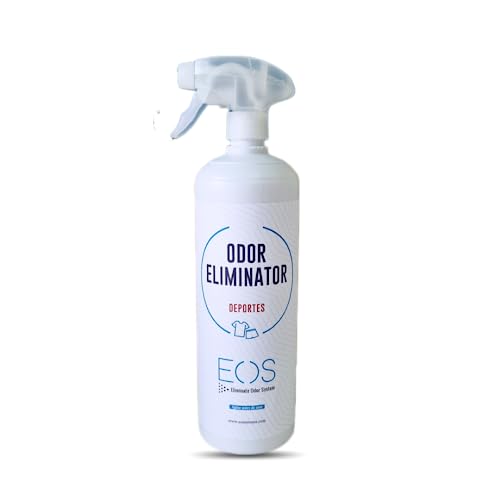 Eliminate Odor System EOS Sportgeurverwijderaar (1 liter), gespecialiseerd in kleding en schoenen, geurneutralisator door fysieke activiteit, elimineert zweetgeur en slechte geur in kleding.