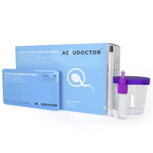 ACCUDOCTOR Check test Accudoctor Vruchtbaarheidstest voor Mannen man kits semen test male fertility test kit count test spermatest voor mannen sperm test mannelijke vruchtbaarheidstest concentratie van spermieën