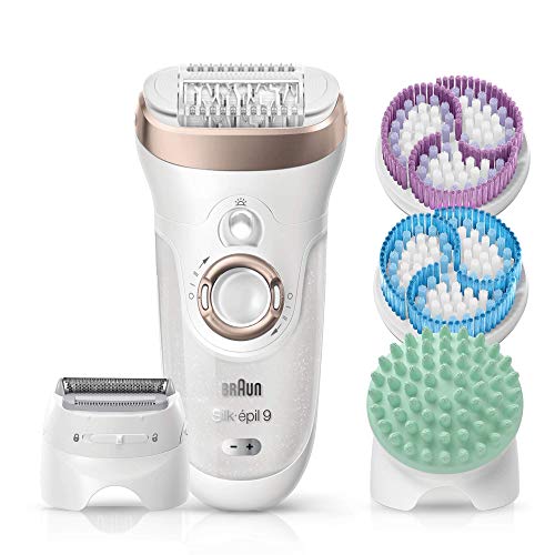 Braun Silk-épil 9 Skinspa Epilator, 5-in-1, Met 12 Extra's, Scrub- En Verzorgingssysteem, Epileerapparaat Voor Vrouwen, 9-961v